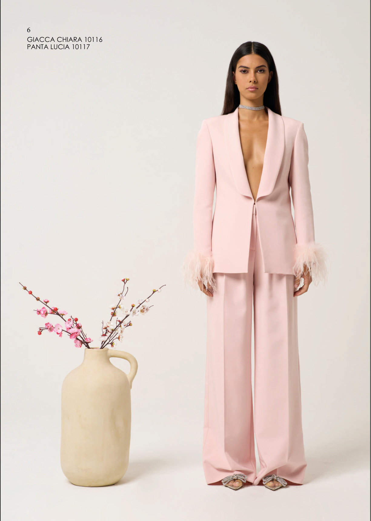 Giacca Chiara e Pantaloni Lucia — QUEGUAPA SS26
