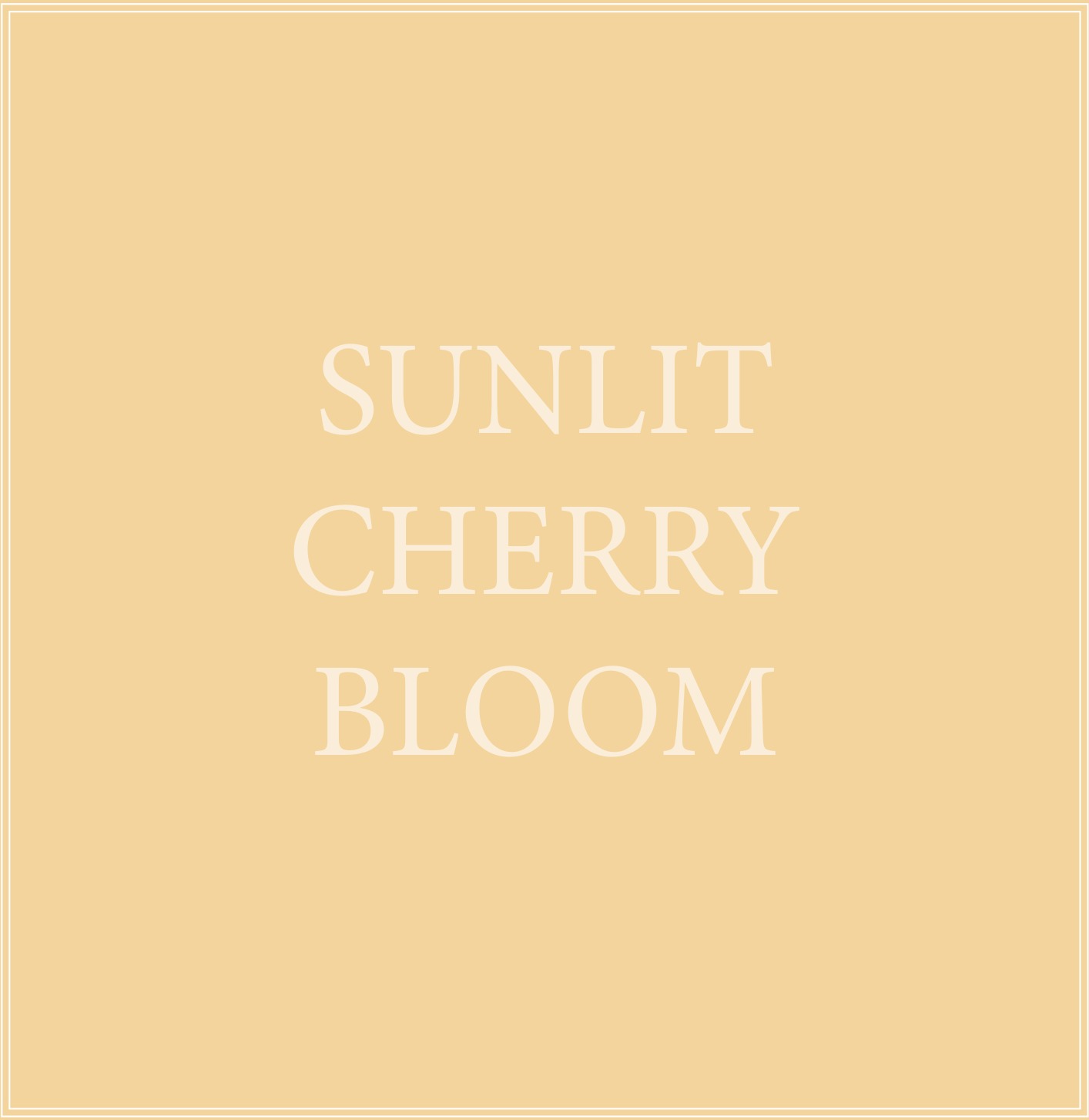 Sunlit Cherry Bloom — QUEGUAPA SS26