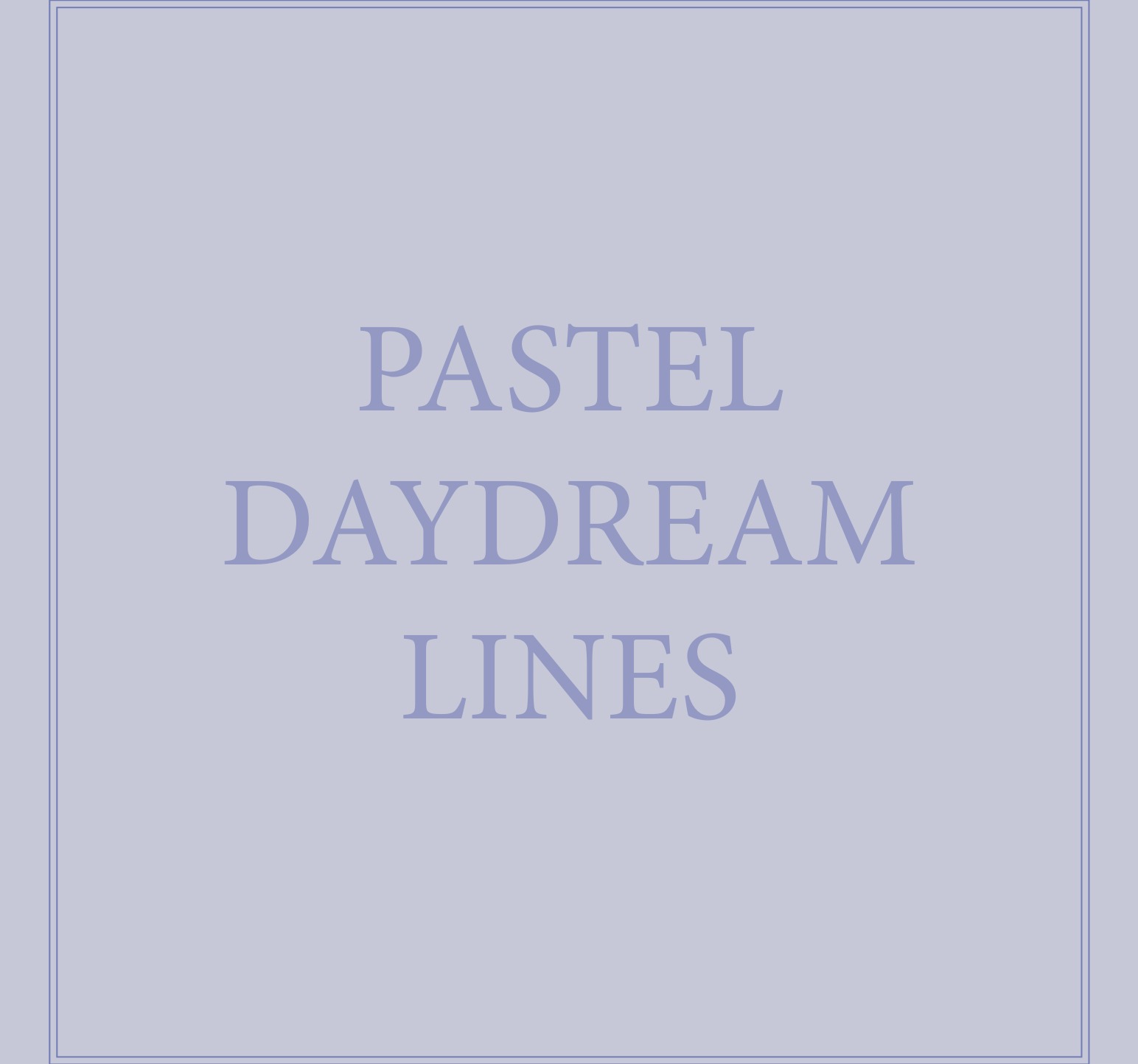 Pastel Daydream Lines — QUEGUAPA SS26